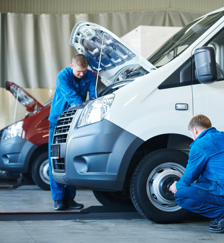 On-site paint body expertise services of fleet vehicles